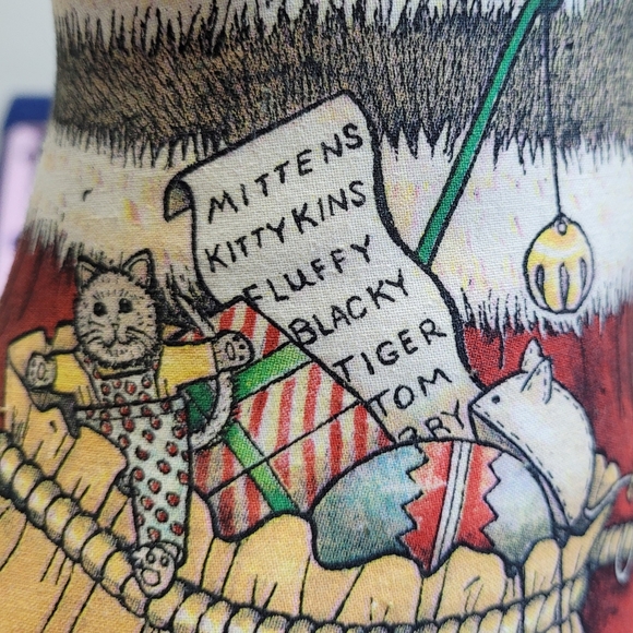 Vintage Dorothy Dear Designs Santa Paws Cat in Santa Suit Door Stop - Picture 11 of 15